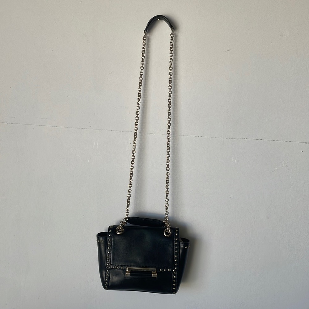SOLD!!! Diane Von Furstenberg black leather purse - Picture 2 of 7